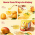 10 Healspot Real Fruit Juice Snacks Konjac Jelly with Collagen Peptides and Vitamin C, No Artificial Sweetener, Low