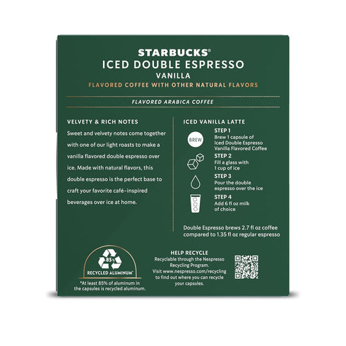 32-count 2.7 oz. Starbucks by Nespresso Vertuo, Iced Vanilla, Coffee Pods, Brews