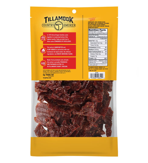 Country 10 (Pack 2) Tillamook Smoker Real Hardwood Smoked Beef Jerky, Old Fashioned, Ounce