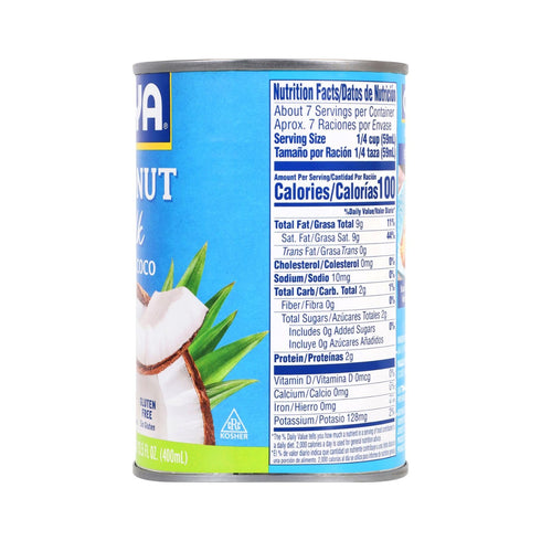 13.5 (Pack 6) Goya Foods Coconut Milk, Ounce