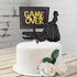 Game Over Cake Topper for Wedding Party Decorations, Funny Bride and Groom Cake Decor, Engagement Supplies