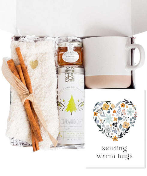 UnboxMe Tea Gift Basket for Women - Valentines Self Care Box with