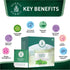 50 Spearmint Tea Bags - Tea Bags - Pure Spearmint Leaves - Caffeine Free Herbal Tea - Natural Digestive Support