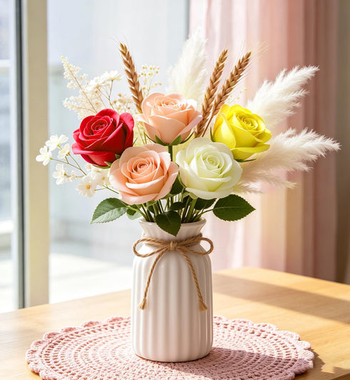 Preserved Flowers Bouquet,Flowers For Delivery,Red Rose Bouquets,Birthday Flowers Gifts For Women Mom Grandma Wife