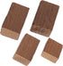 4pcs Mobestech Red Wine Brewing Wood Chips Cubes for Home Winemaking Flavor and Random Shape for Wine and Whiskey Aging