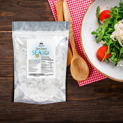 1 lb. Premium Atlantic Sea Salt, Extra Coarse Grain