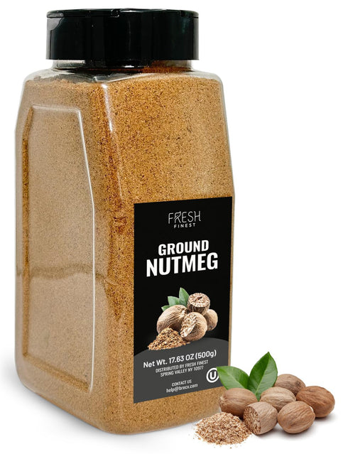 Fresh Finest Ground Nutmeg Powder, Best for Sweet & Savory Recipes, Premium