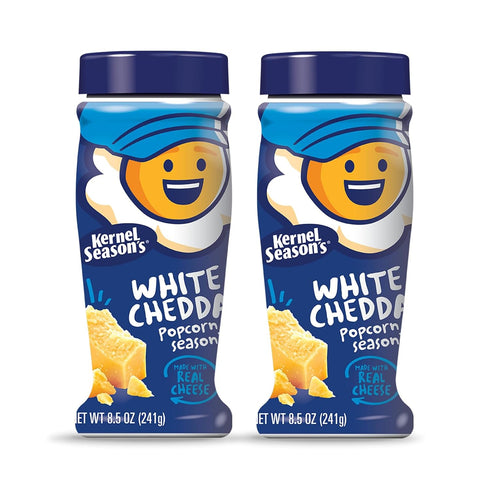 Kernel Season's Popcorn Seasoning, White Cheddar, 8.5 Ounce, Pack of 2
