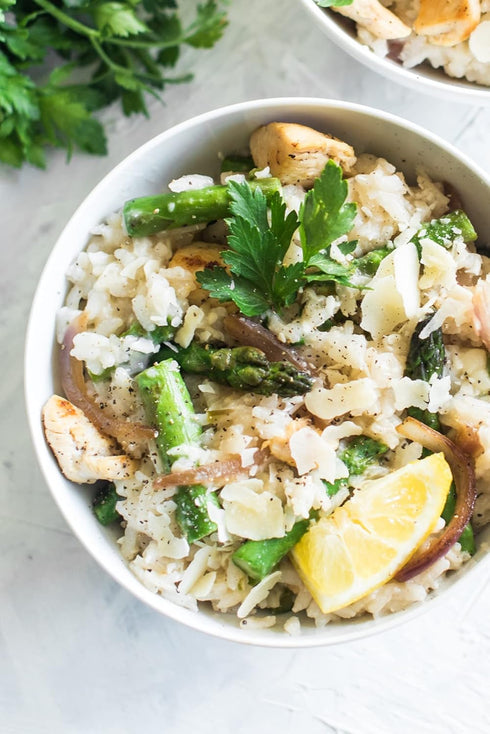 8oz Pack 6) Alessi Autentico, Premium Seasoned Risotto, Italian Arborio Rice, Easy to Prepare, (Porcini Mushroom