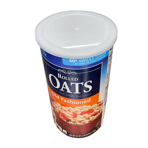 Generic 100% 42 oz Container(Pack 2) Old Fashioned Rolled Oats, Whole Grain