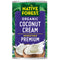 Native Forest Organic Unsweetened Premium Coconut Cream, 5.4 Fl Oz, Dairy Free, Non-GMO, USDA Organic, Heavy Cream