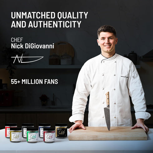 Hand-Packed (4.3oz Pack 1) Osmo Flakey White Sea Salt By Chef Nick DiGiovanni, Premium Sea Salt, Perfect for Cooking