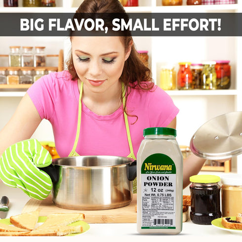 12 oz Onion Powder Jar by Nirwana