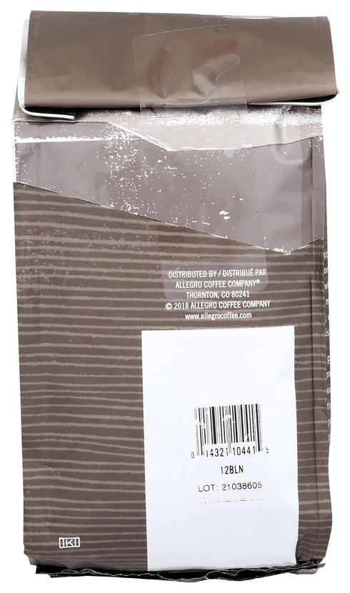 Allegro Coffee 12 oz Blue Nile Blend Whole Bean Coffee