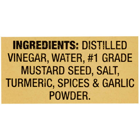 105 oz 105 French's Spicy Brown Mustard, - One Ounce Bulk Container of Hot Brown Mustard, Perfect for Professional Use