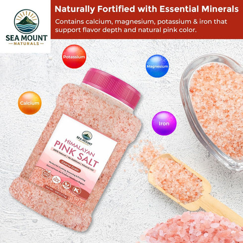 80oz (5 Himalayan Pink Salt Coarse Grain Pound), Grinder Refill, Kosher Certified, Non-GMO, Pure Mineral-Rich Pink