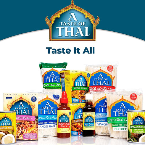 50% 13.5 Oz (Pack 12) A Taste of Thai Lite Coconut Milk Unsweetened | Canned, Ready to Use Coconut Cream, Less Fat
