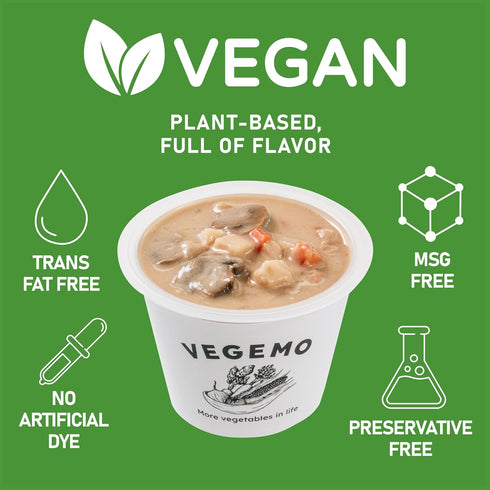 set 4 VEGEMO soup of (Soy & Mushroom Soup)
