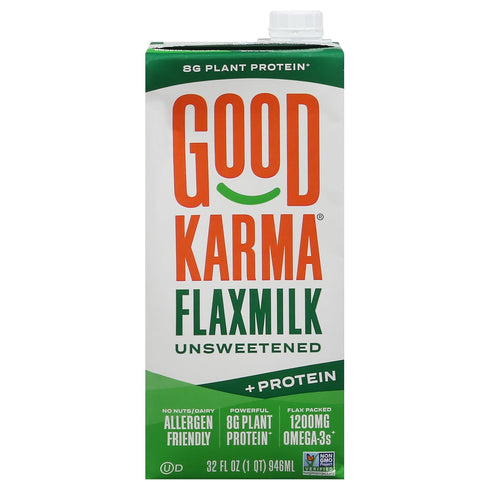 Good Karma - Flax Milk with Omega-3 + Protein Unsweetened - 32