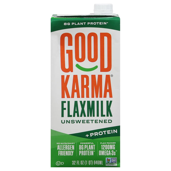 Good Karma - Flax Milk with Omega-3 + Protein Unsweetened - 32