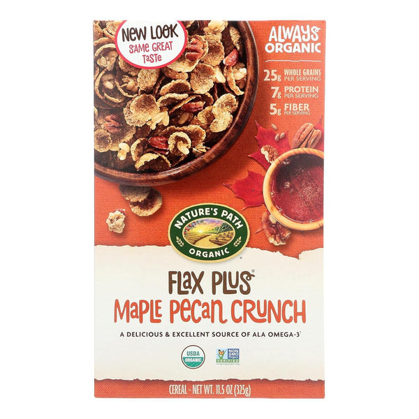 Nature's Path Organic Flax Plus Cereal, Maple Pecan Crunch, 11.5 oz (325