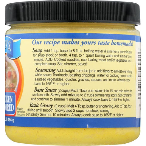 L.B. Jamison's 2-Pack 14 oz. Chicken Flavored Soup Base, Jars