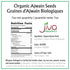Jiva Organics Organic Ajwain Seeds 7 Ounce Bag - Whole Carom Seed, 100% Natural & Non-GMO Ajamo