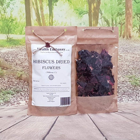 Health Embassy Hibiscus Flowers (Hibiscus L) - 100g