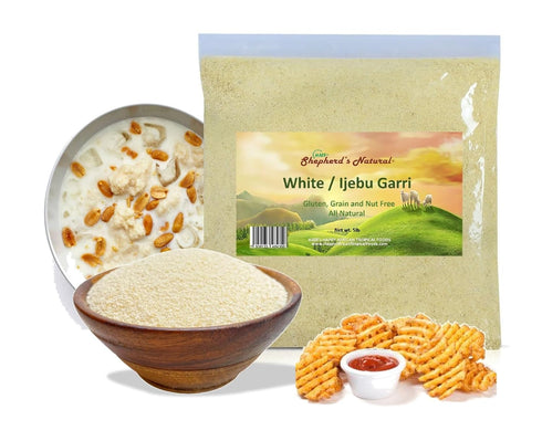 5 lb 80 oz 100% Ijebu Garri/Gari / bag by HATF's Shepherd's Natural, All Natural - SAND-FREE - AUTHENTIC TASTE