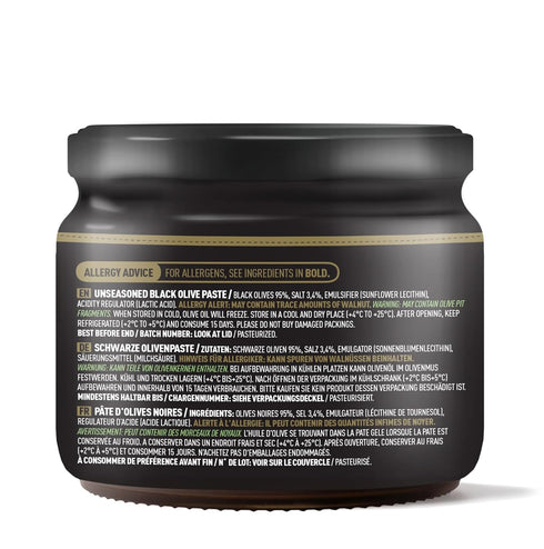 12 Oz (340g) Marmarabirlik, Black Olives Spread, Turkish Olive Paste & Tapenade, Gourmet Mediterranean Flavor, Perfect