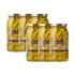 DeLallo Mild Pepperoncini Peppers, 25.5 Ounce Jar 6 Pack, Whole Yellow Pickled
