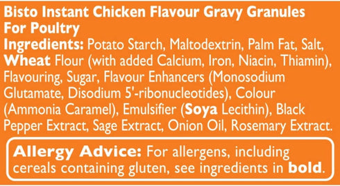 1.8 (Pack 1) Bisto Flavoursome & Delicious Chicken Gravy Granules For Hearty Family Mealtimes, kg Tub
