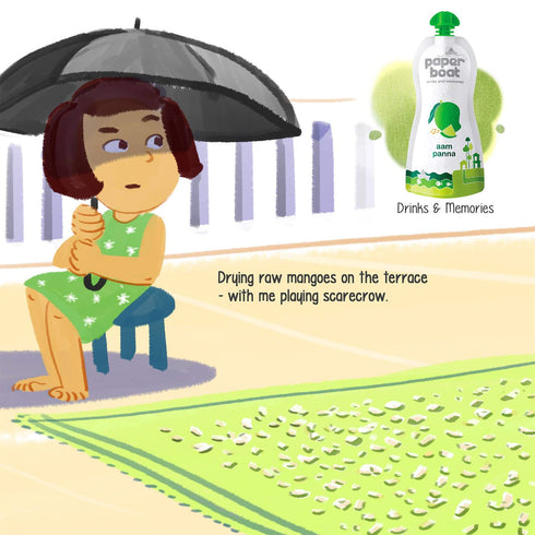 NWIL (Pack 6, 200ml Paper Boat Aam Panna, Mango Drink, Tangy and Sweet Taste, No Added Preservatives and Colours