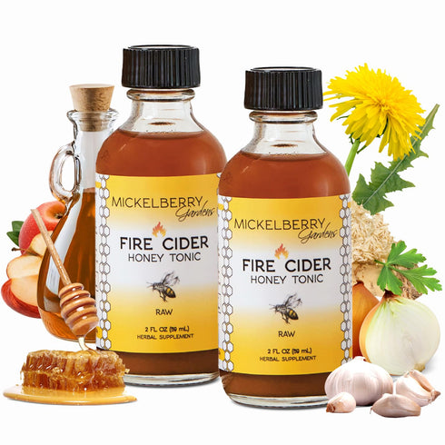 Fire Cider Apple Cider Vinegar Honey Tonic with Organic Turmeric Root, Ginger