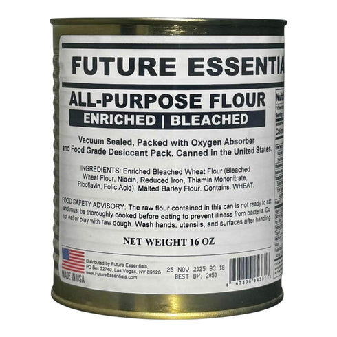 Future Essentials All Purpose Flour Shelf-Stable, Long-Term Storage Baking Flour for Emergency