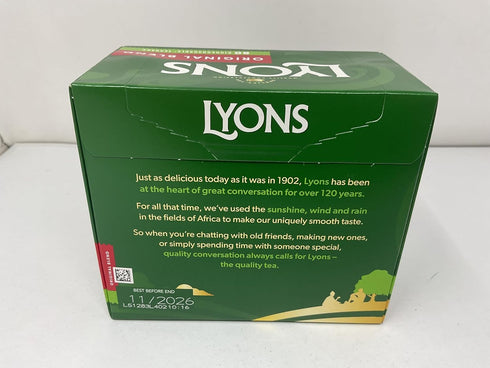 Lyons 80 Original Irish Tea. Bags