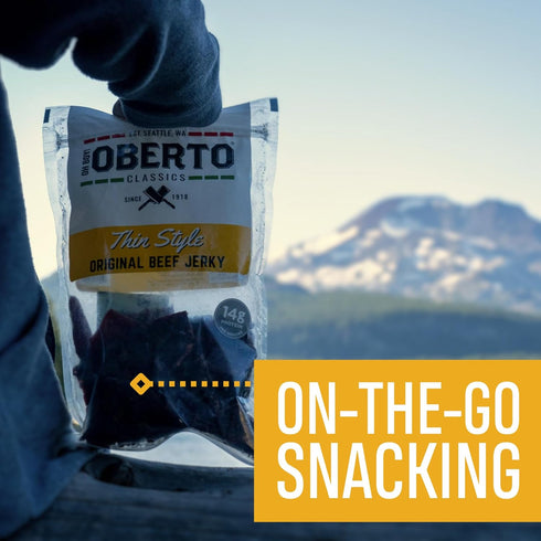7 Oh Boy! Oberto Classics Thin Style Original Beef Jerky, Ounce