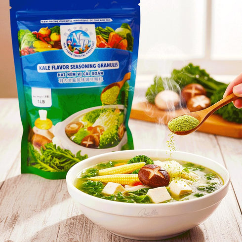 Generic 1 lb (16 oz 454 Premium Kale Seasoning Powder Japanese Technology, Plant-Based Savory Umami Flavor, All-Purpose
