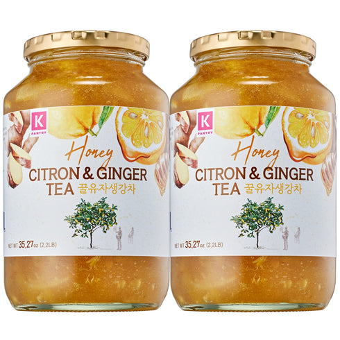 KPANTRY Korean Yuja Tea (Honey Citron & Ginger) - Yuzu Marmalade Concentrate with