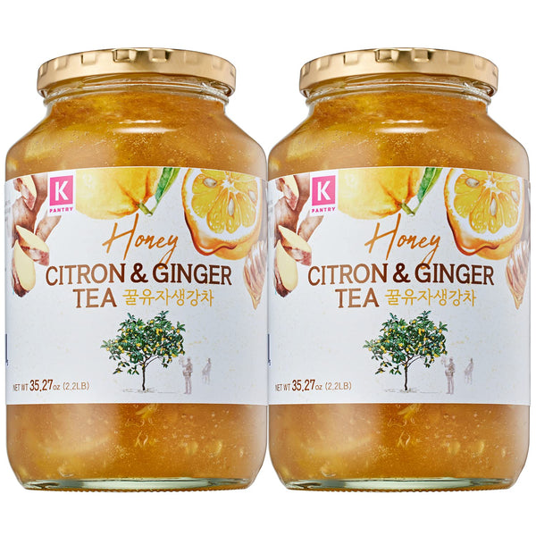 KPANTRY Korean Yuja Tea (Honey Citron & Ginger) - Yuzu Marmalade Concentrate with