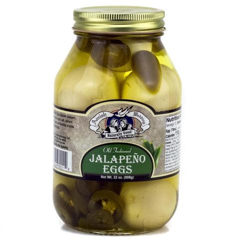 32oz (Pack 2) Amish Wedding Jalapeno Eggs