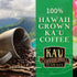 16oz Ka'u Coffee Mill Washed Medium Roast Whole Bean - Bright Aroma - Plum & Citrus Notes - Handpicked & Washed