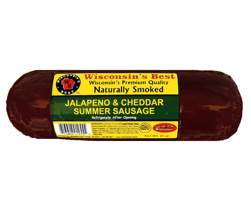 Summer Summer Wisconsins Best - Sausage Gift Box | Smoked, Garlic & Jalapeo Cheddar Sausages | Perfect for Parties