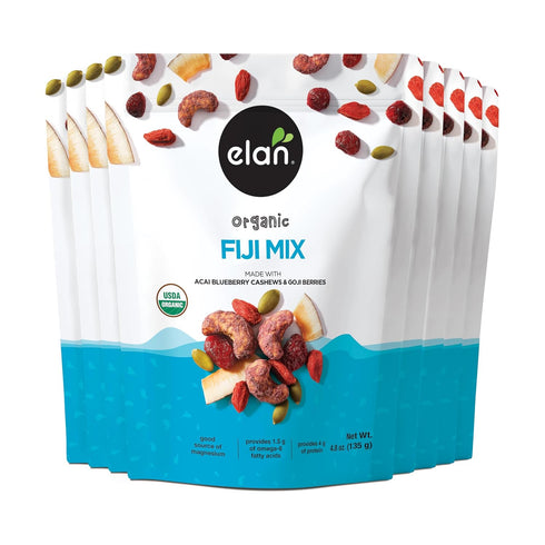 Elan Organic Fiji Mix, Non-GMO, Gluten-Free, Vegan, Kosher, Dried Fruits (Dried Goji