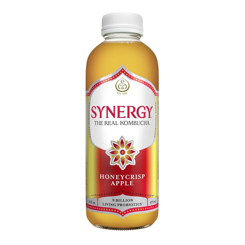 SYNERGY The Real Kombucha Honeycrisp Apple - 16 fl oz Bottle -