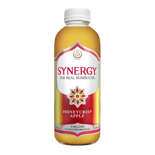 SYNERGY The Real Kombucha Honeycrisp Apple - 16 fl oz Bottle -