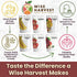1oz Packs 100% Wise Harvest Freeze-Dried Family Fruit Bundle Six | Single Ingredient Snack | Real Fruit, No Sugar