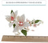 1 Count Global Sugar Art Double Rubrum Lily Sugar Cake Flowers Cake Topper Spray, White with Pink, by Chef Alan