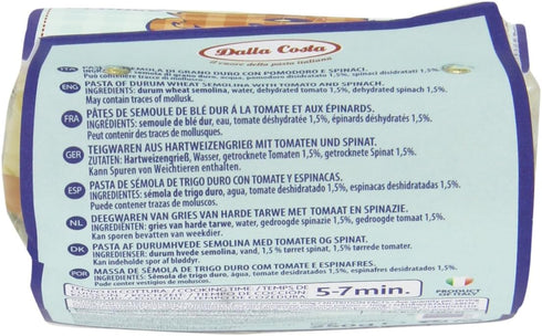 Dalla Costa 250 (Pack 6) Teddy Bear Shapes Pasta g