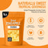 1 lb Oh! Nuts Dried Pineapple Chunks - Dried Pineapple - Pineapple Dried Fruit - - Dehydrated Fruit with Less Sugar